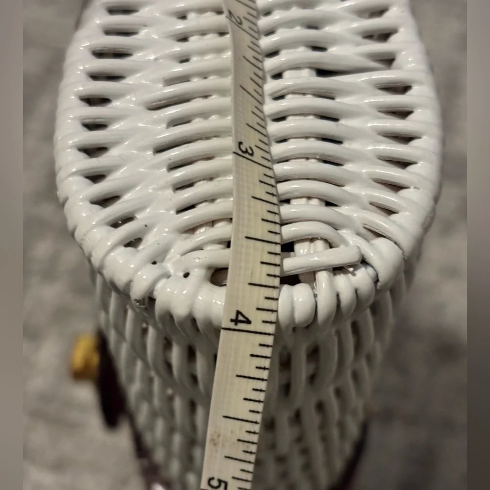 Kate Spade White Wicker Clutch with Gold Hardware - Picture 9 of 9